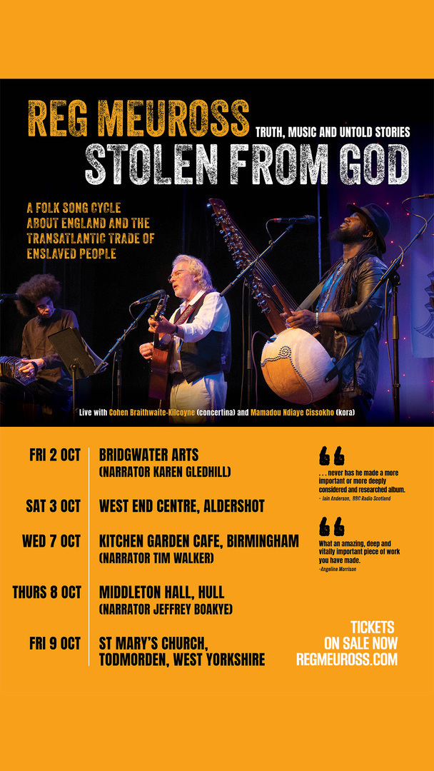 Reg Meuross: Stolen From God - St Mary's Church, Todmorden — event image